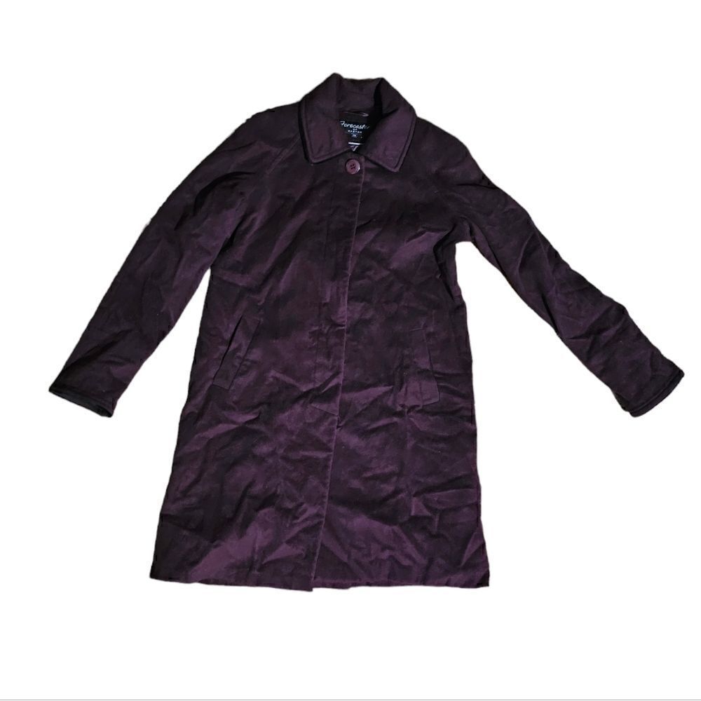 Women's‎ FORECASTER OF BOSTON Wool Trench Coat Size 10